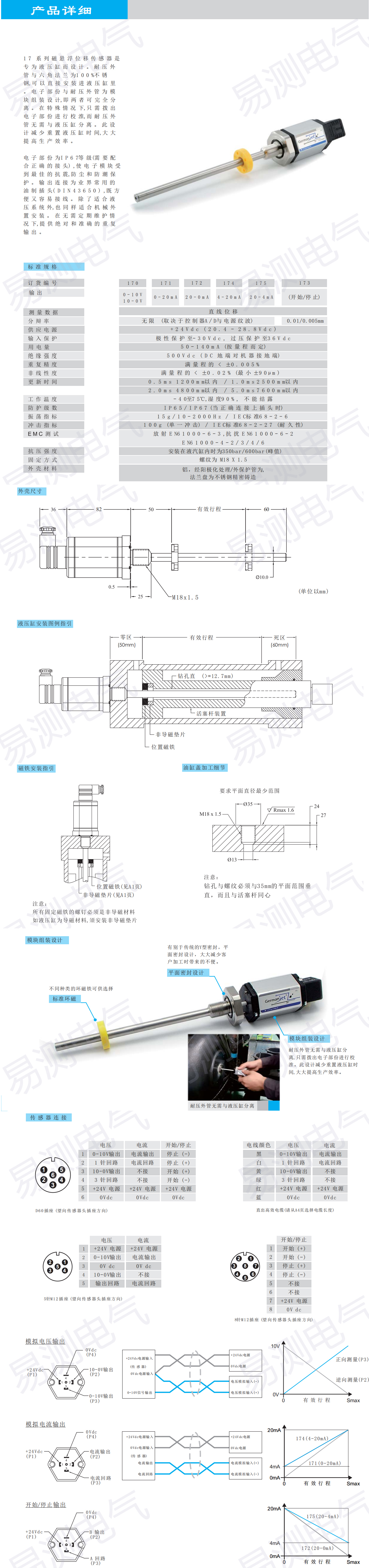 磁致伸縮位移傳感器